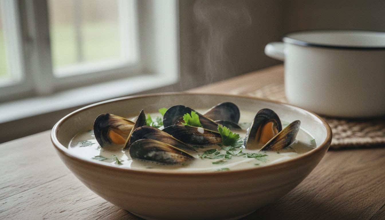 blåskjellsuppe