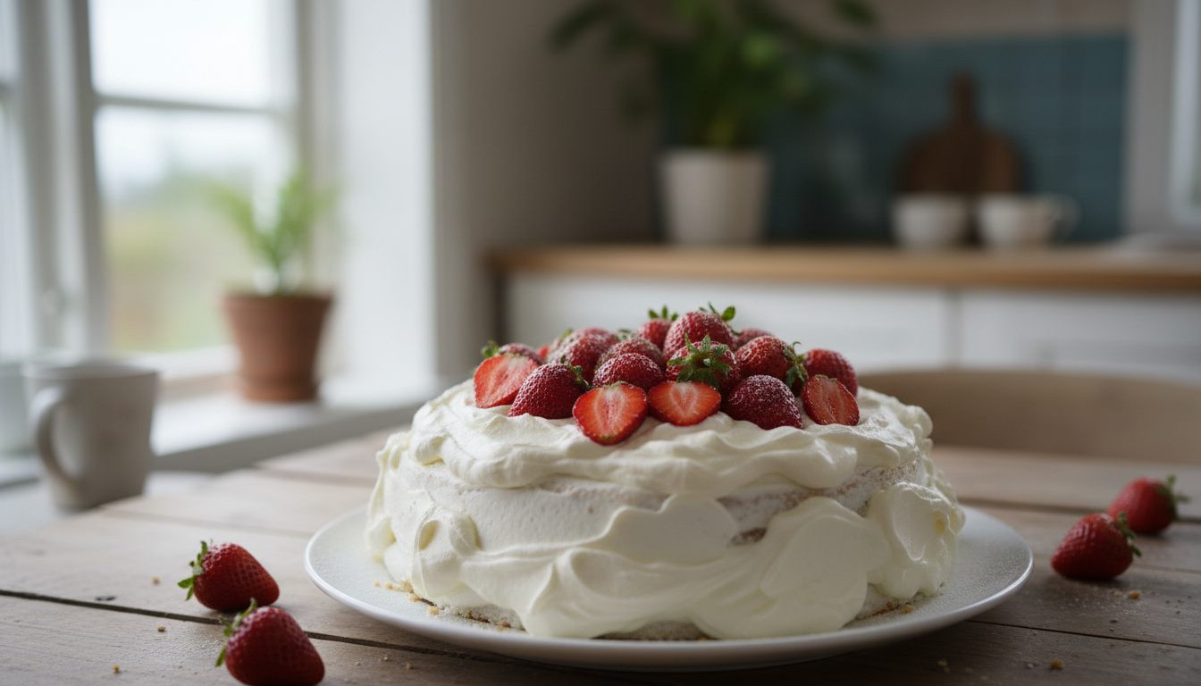 Jordbærkake